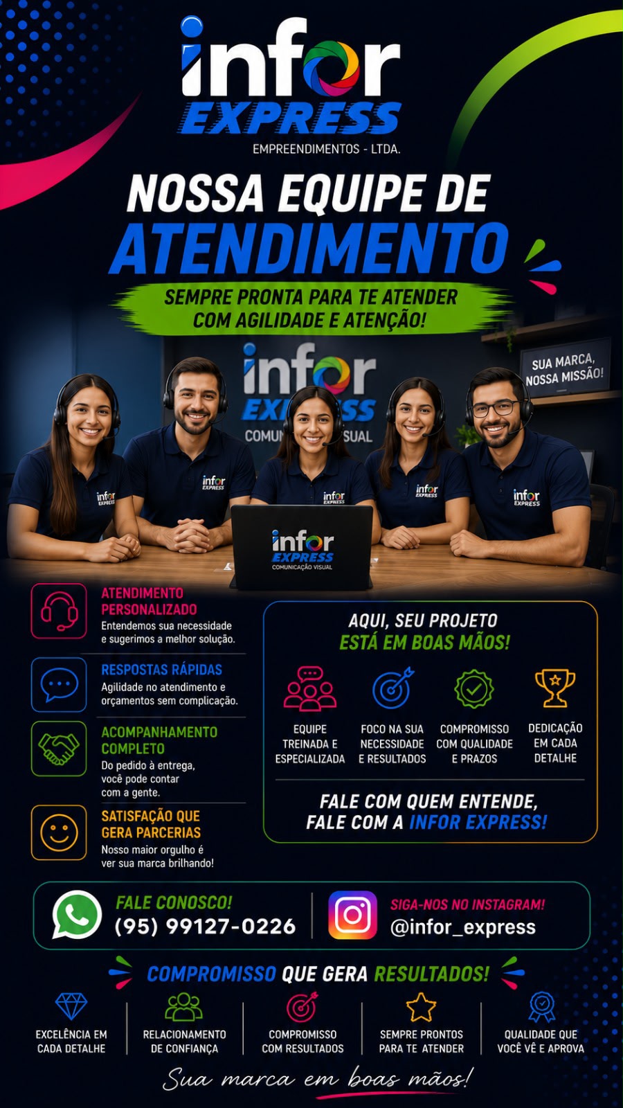 Ambiente da Infor Express